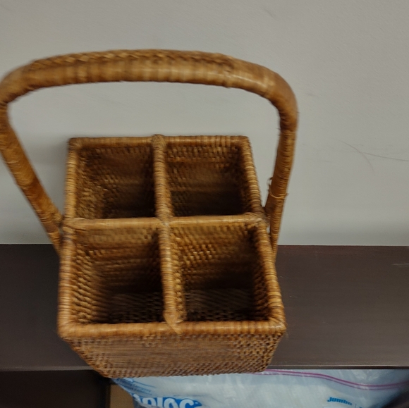 NWT Crate&Barrel Picnic Utensil Holder - Picture 4 of 6